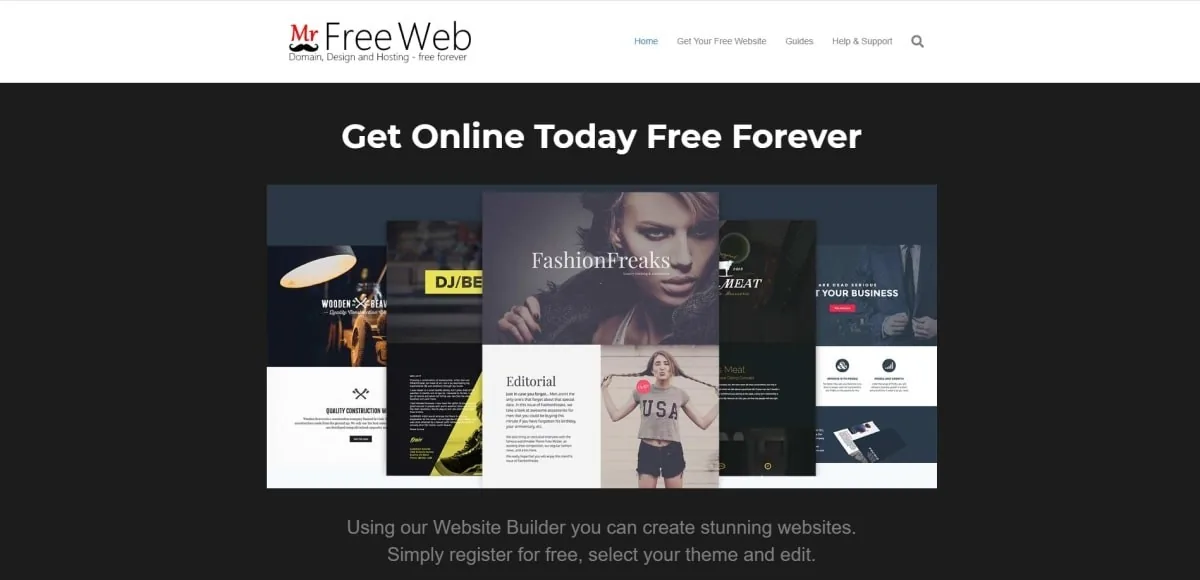 Mr Free Web website project by SmartyX