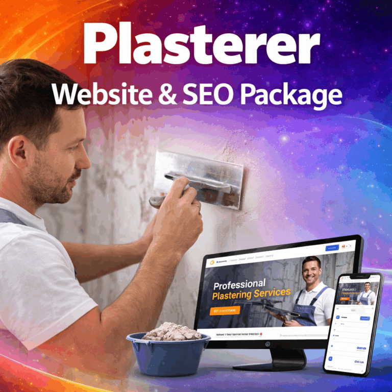 Plasterer Website Design