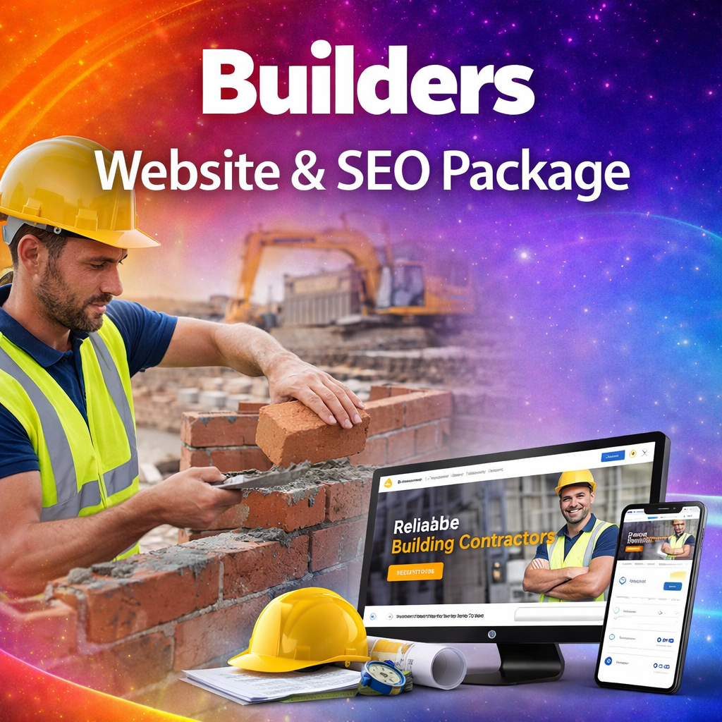 Builers and construction website design package