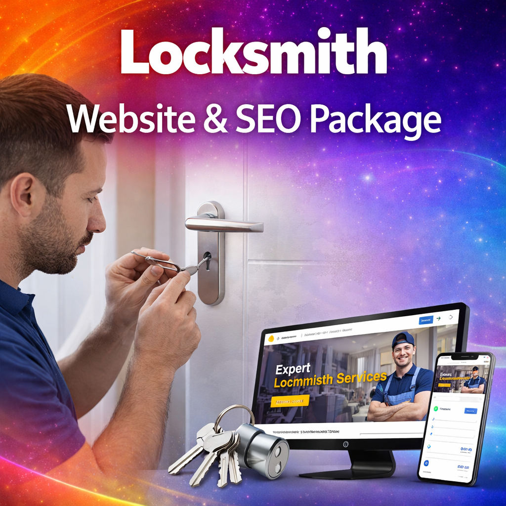 Locksmith Website Design Package
