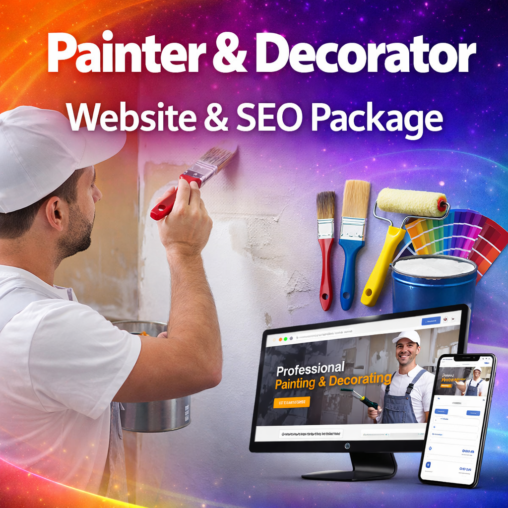 Painter and decorator website and optimisation package