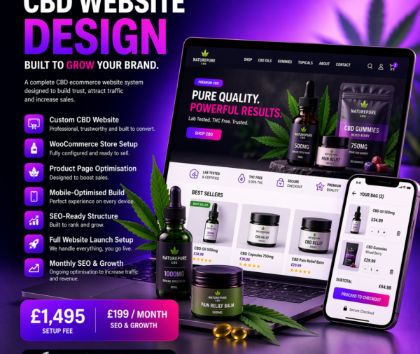 CBD Website Design SEO