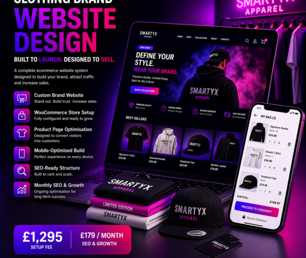 Clothing Website Design & SEO