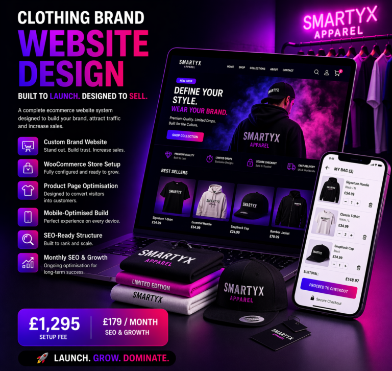 Clothing Website Design & SEO